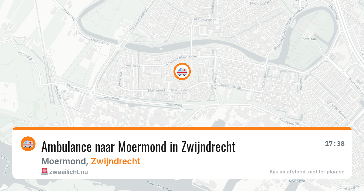 Ambulance naar Moermond in Zwijndrecht — 26 jul 2026