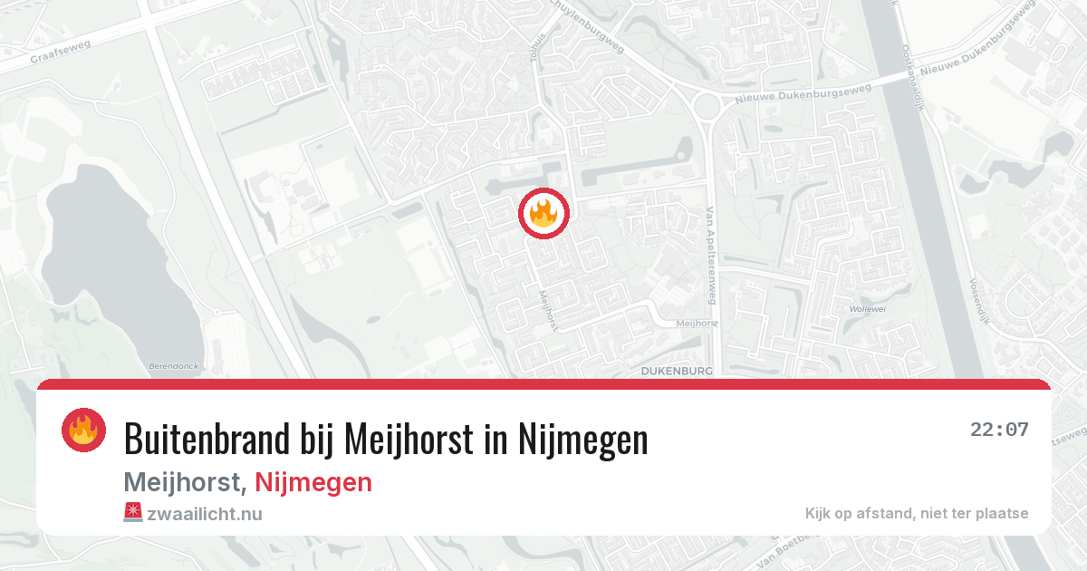 Buitenbrand bij Meijhorst in Nijmegen — 5 jun 2026