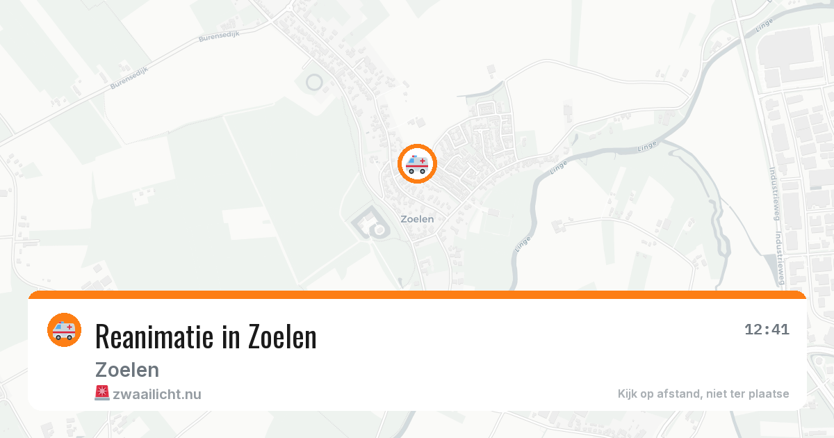 Reanimatie in Zoelen — 7 apr 2026