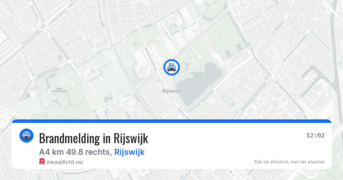 Brandmelding in Rijswijk — 13 jul 2026