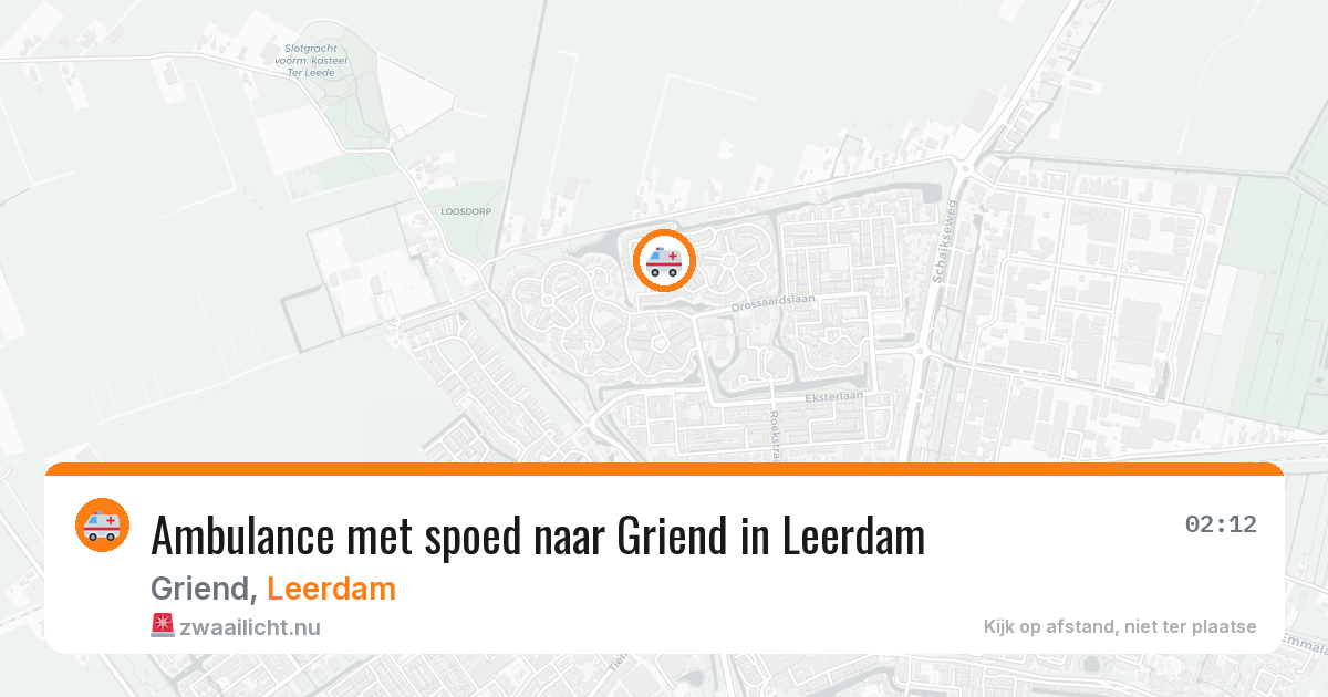 Ambulance met spoed naar Griend in Leerdam — 11 feb 2026