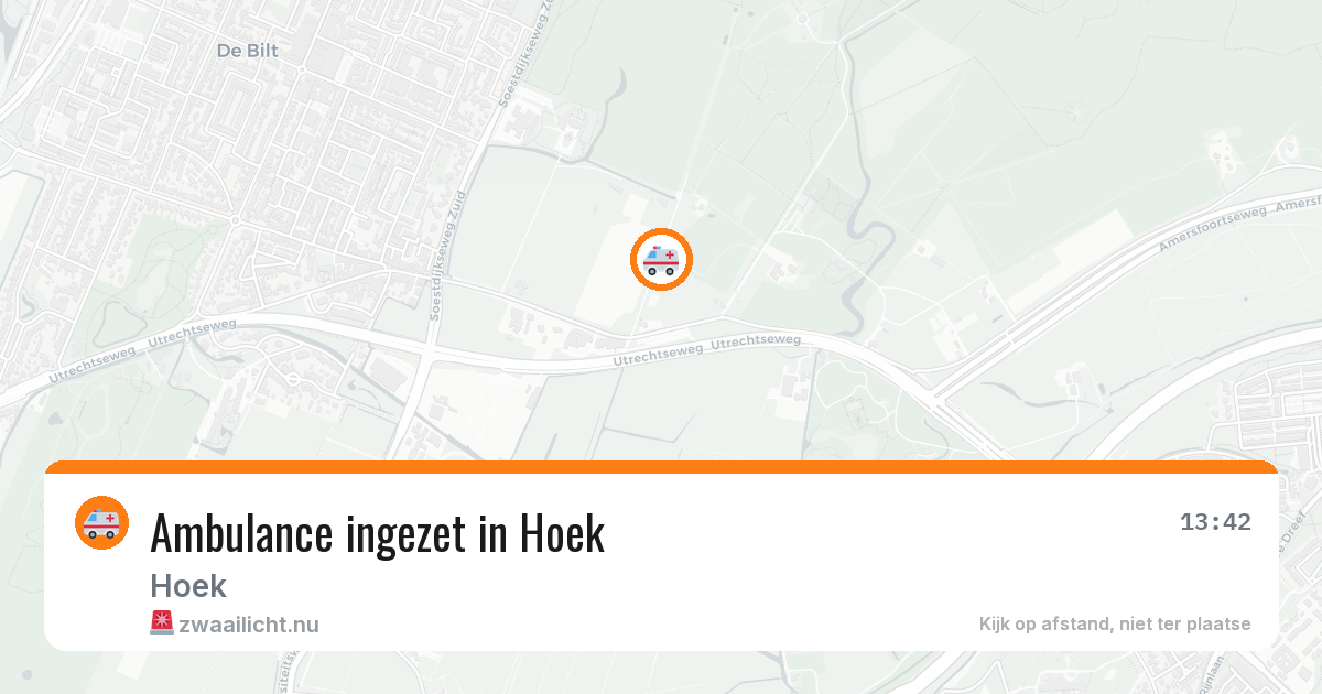 Ambulance ingezet in Hoek — 7 apr 2026