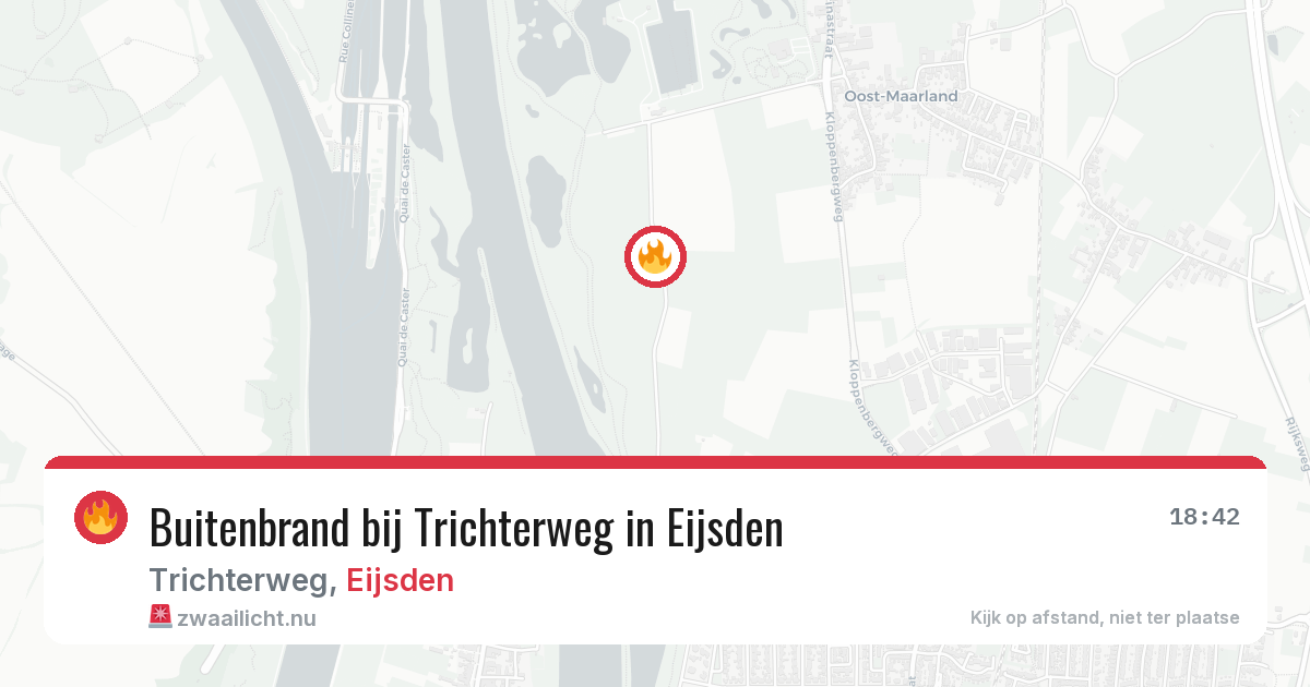 Buitenbrand bij Trichterweg in Eijsden — 28 mei 2026