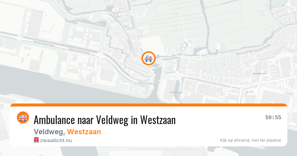 Ambulance naar Veldweg in Westzaan — 21 jul 2026