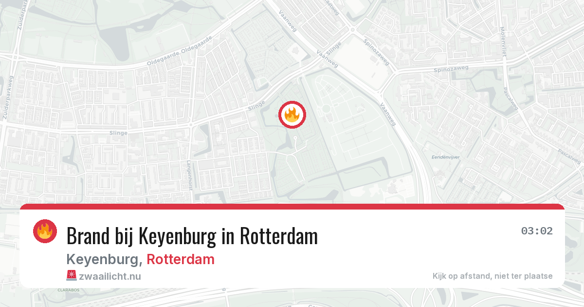 Brand bij Keyenburg in Rotterdam — 13 apr 2026