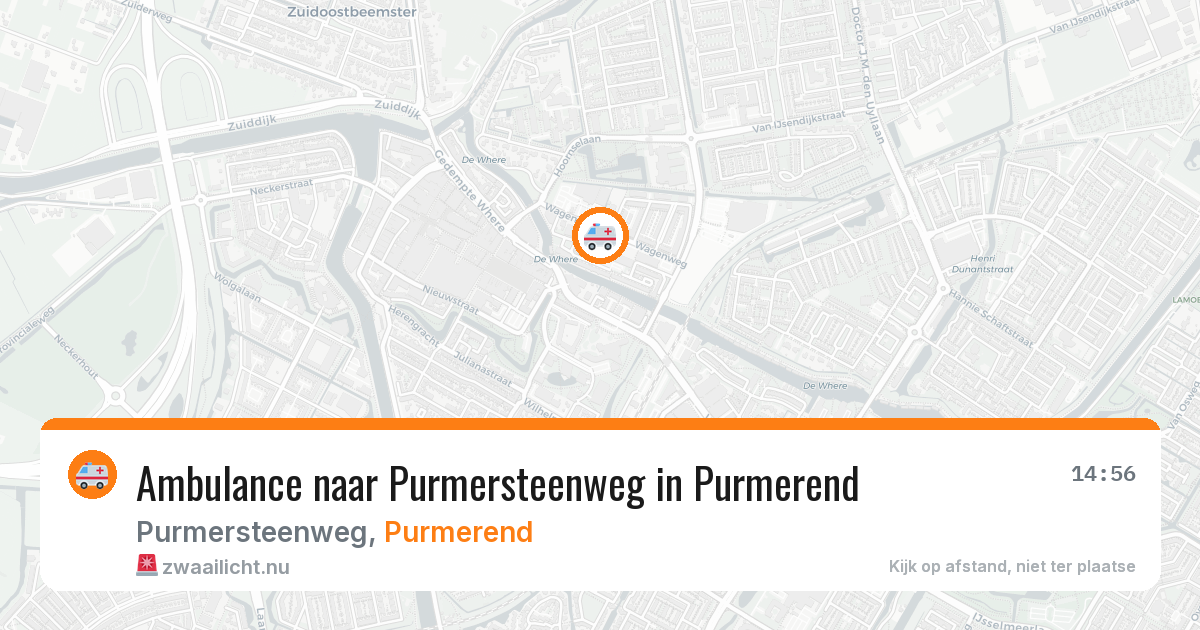 Ambulance naar Purmersteenweg in Purmerend — 6 jun 2026