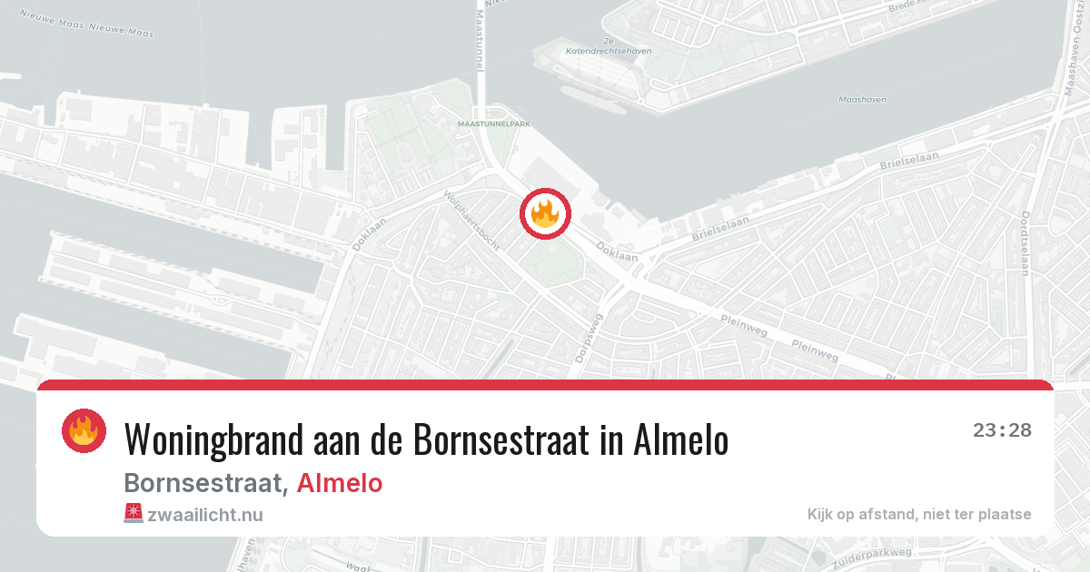 Woningbrand aan de Bornsestraat in Almelo — 20 jan 2026
