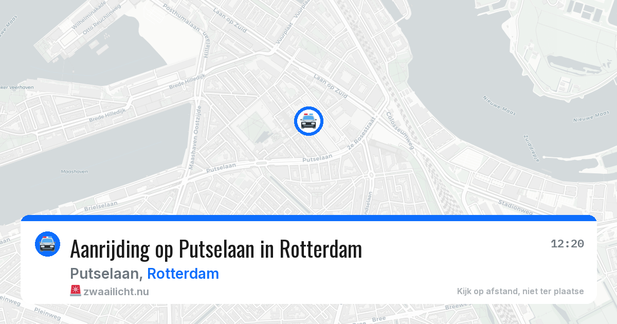 Aanrijding op Putselaan in Rotterdam — 14 jul 2026