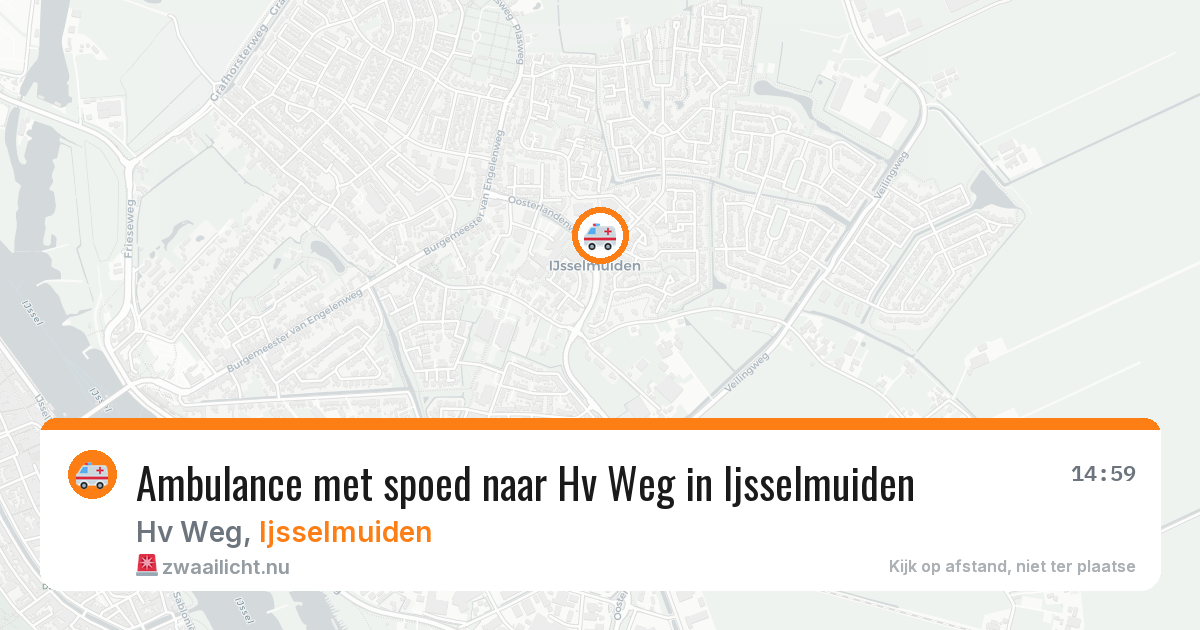 Ambulance met spoed naar Hv Weg in Ijsselmuiden — 1 jul 2026