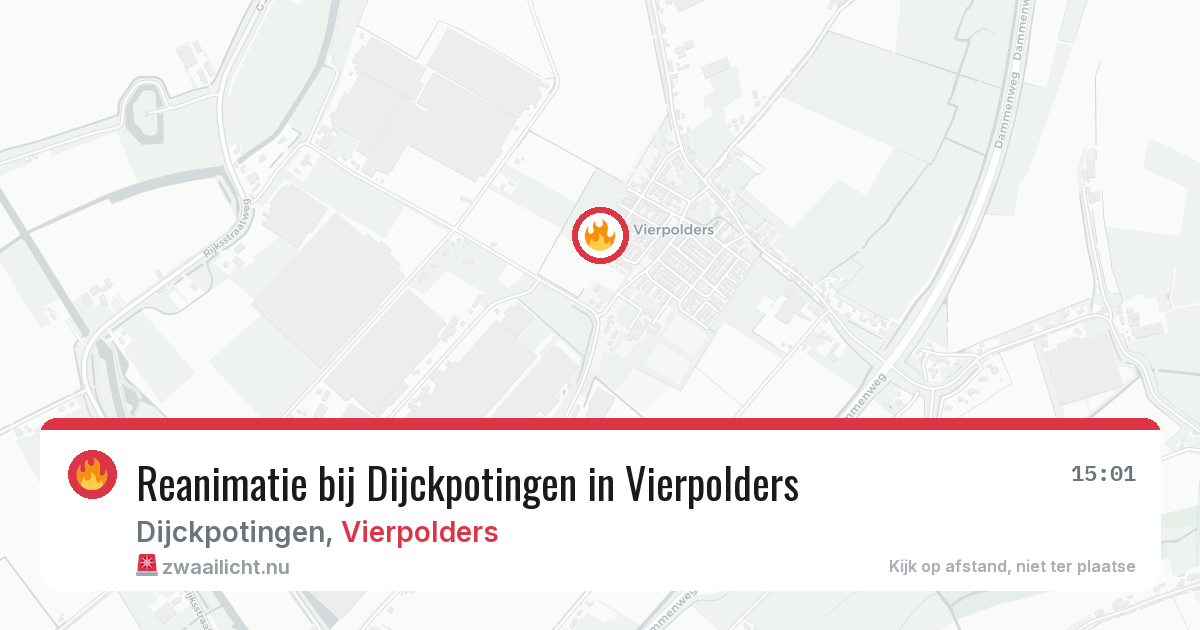 Reanimatie bij Dijckpotingen in Vierpolders — 26 feb 2026