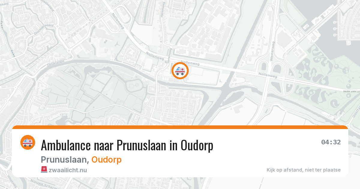 Ambulance naar Prunuslaan in Oudorp — 15 jul 2026