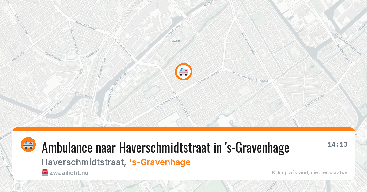 Ambulance naar Haverschmidtstraat in 's-Gravenhage — 26 jul 2026