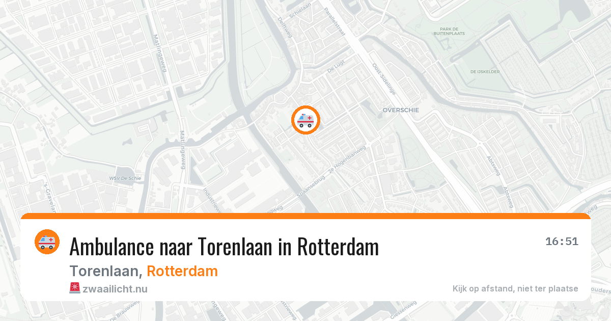 Ambulance naar Torenlaan in Rotterdam — 23 jul 2026
