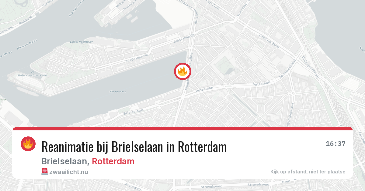 Reanimatie bij Brielselaan in Rotterdam — 4 jun 2026