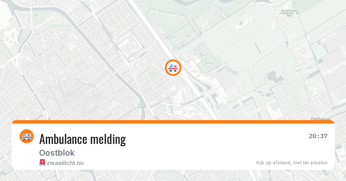 Ambulance melding — 4 apr 2026