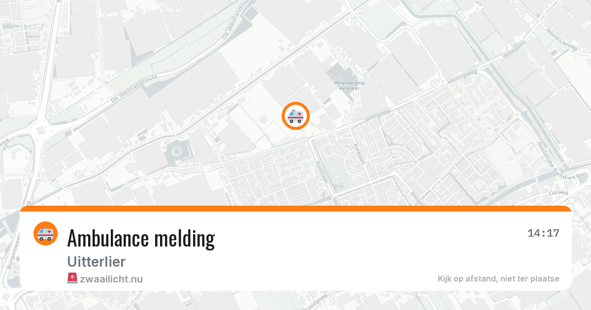 Ambulance melding — 4 apr 2026