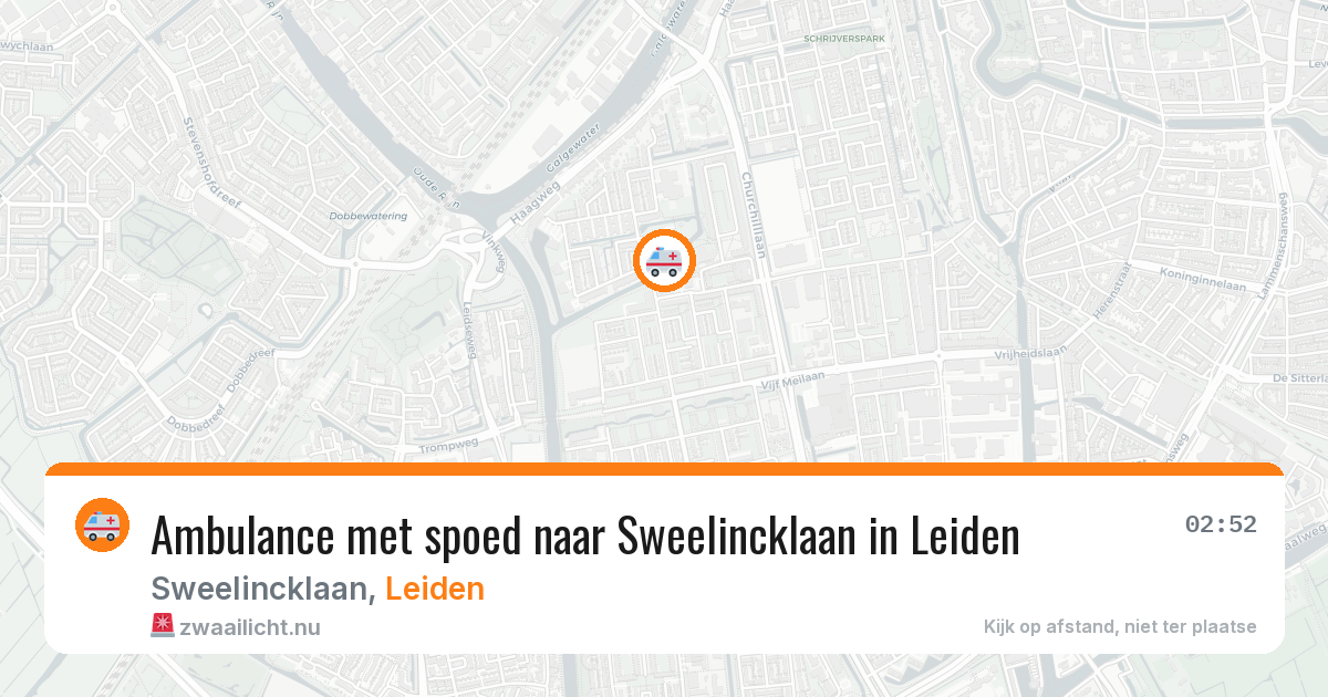 Ambulance met spoed naar Sweelincklaan in Leiden — 22 jan 2026