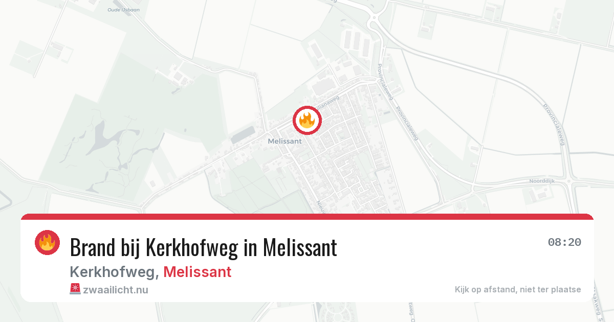 Brand bij Kerkhofweg in Melissant — 13 feb 2026