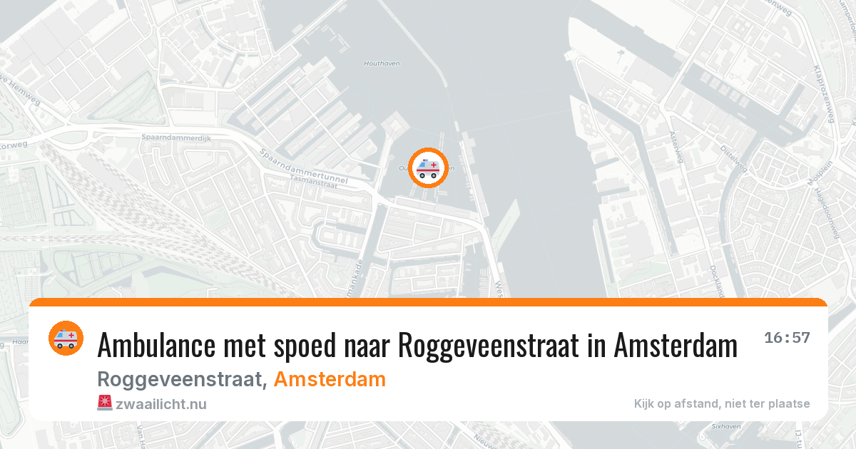 Ambulance met spoed naar Roggeveenstraat in Amsterdam — 11 jul 2026