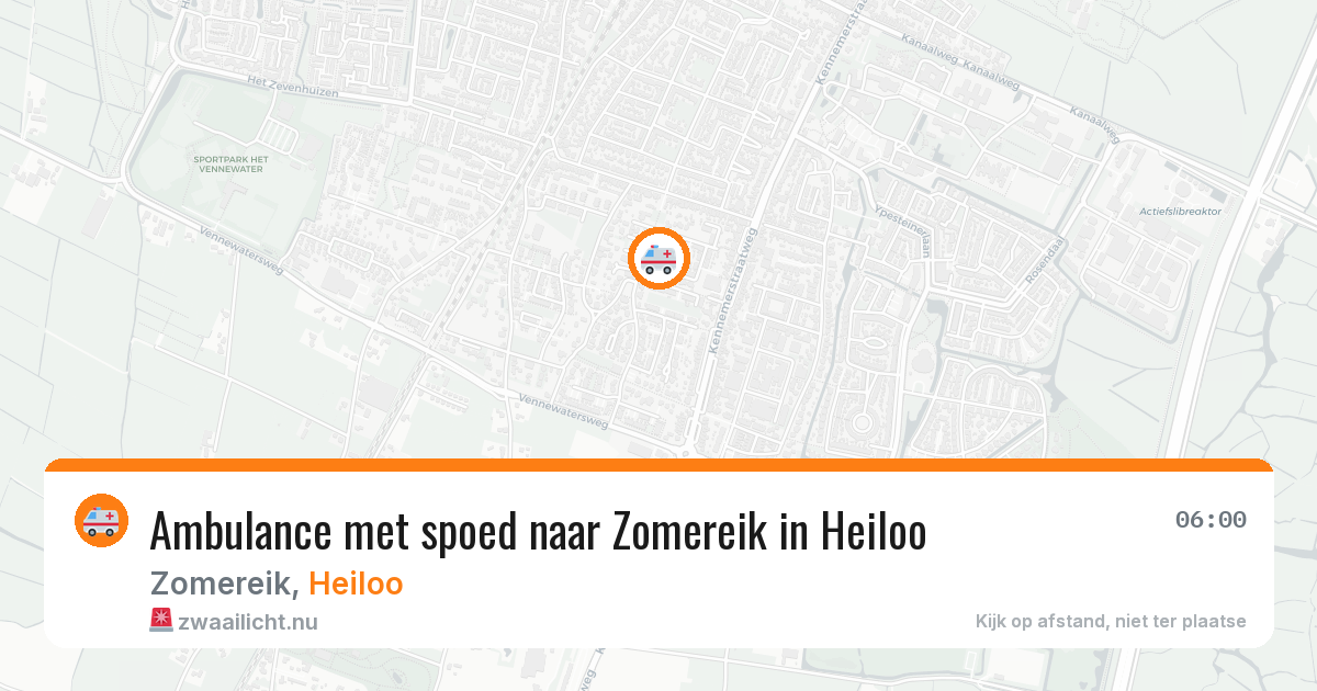 Ambulance met spoed naar Zomereik in Heiloo — 1 apr 2026