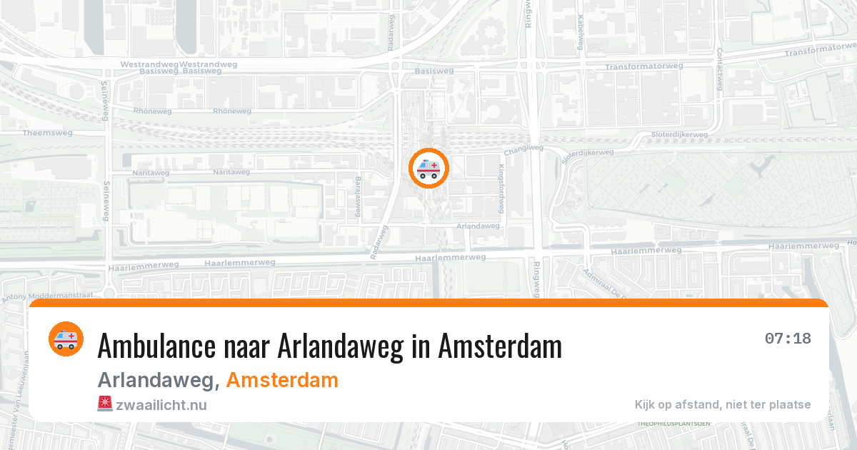 Ambulance naar Arlandaweg in Amsterdam — 28 mei 2026