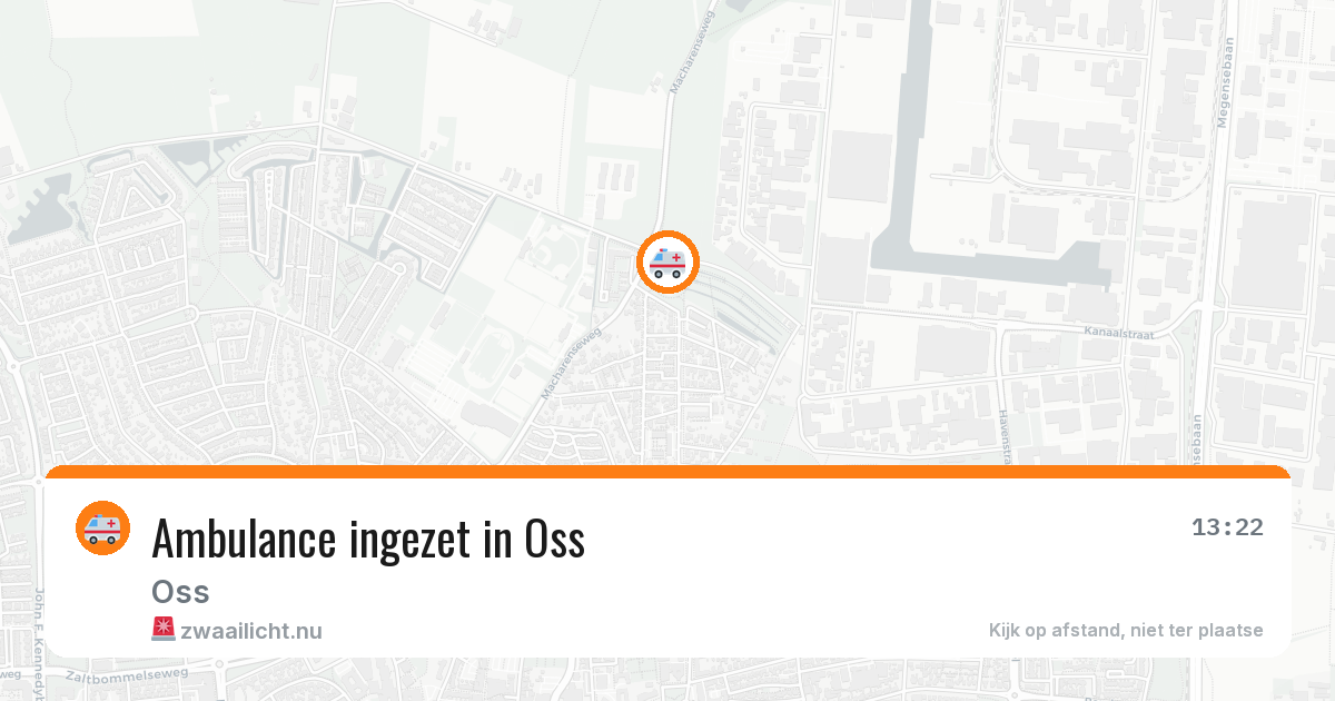 Ambulance ingezet in Oss — 23 jul 2026