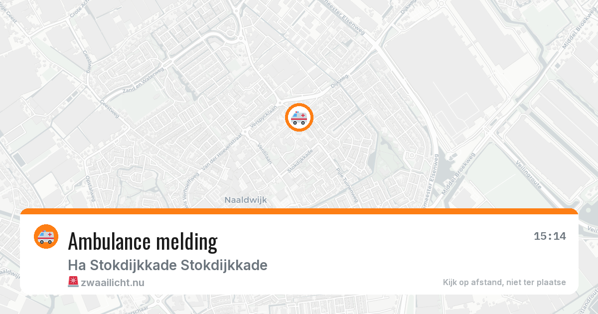 Ambulance melding — 10 feb 2026
