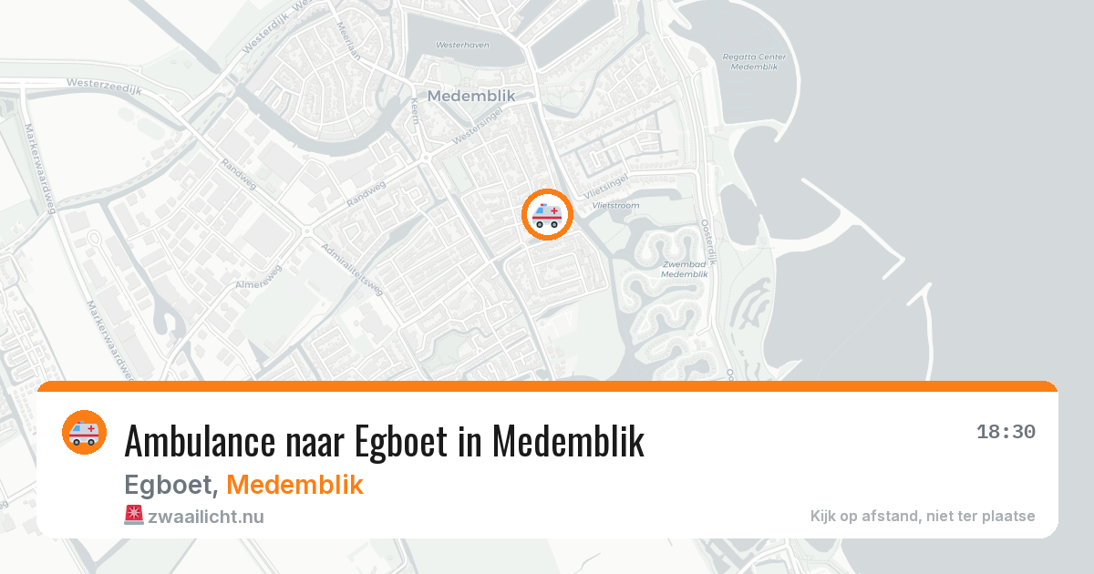 Ambulance naar Egboet in Medemblik — 20 mei 2026