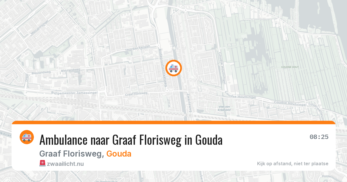 Ambulance naar Graaf Florisweg in Gouda — 17 mrt 2026