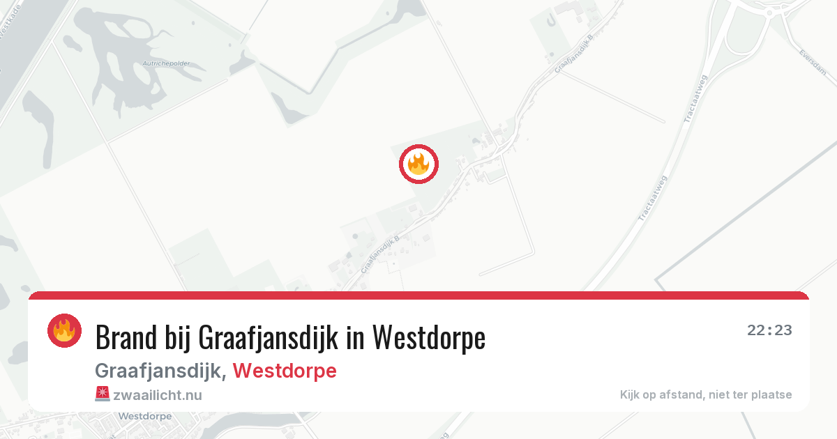 Brand bij Graafjansdijk in Westdorpe — 31 mei 2026