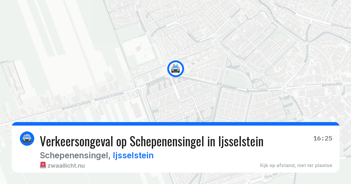 Verkeersongeval op Schepenensingel in Ijsselstein — 18 jul 2026
