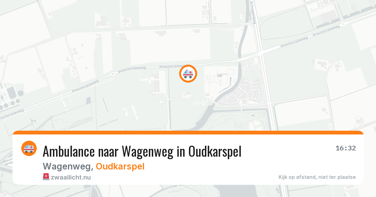 Ambulance naar Wagenweg in Oudkarspel — 21 apr 2026