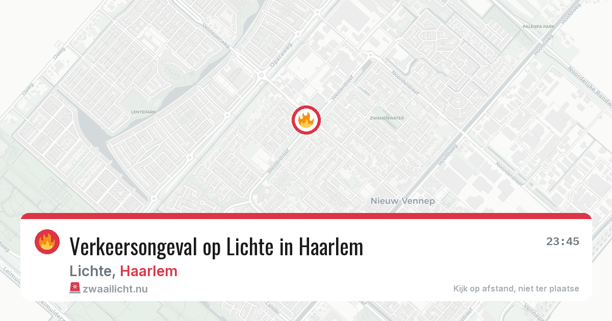Verkeersongeval op Lichte in Haarlem — 1 jun 2026