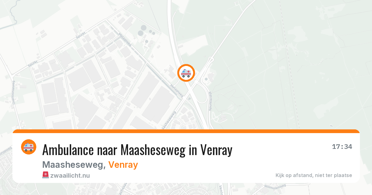 Ambulance naar Maasheseweg in Venray — 12 jul 2026