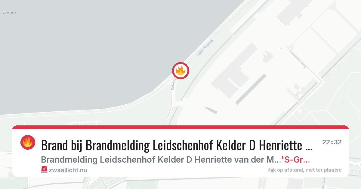 Brand bij Brandmelding Leidschenhof Kelder D Henriette van der Meydreef in 'S-Gravenhage — 21 mrt 2026