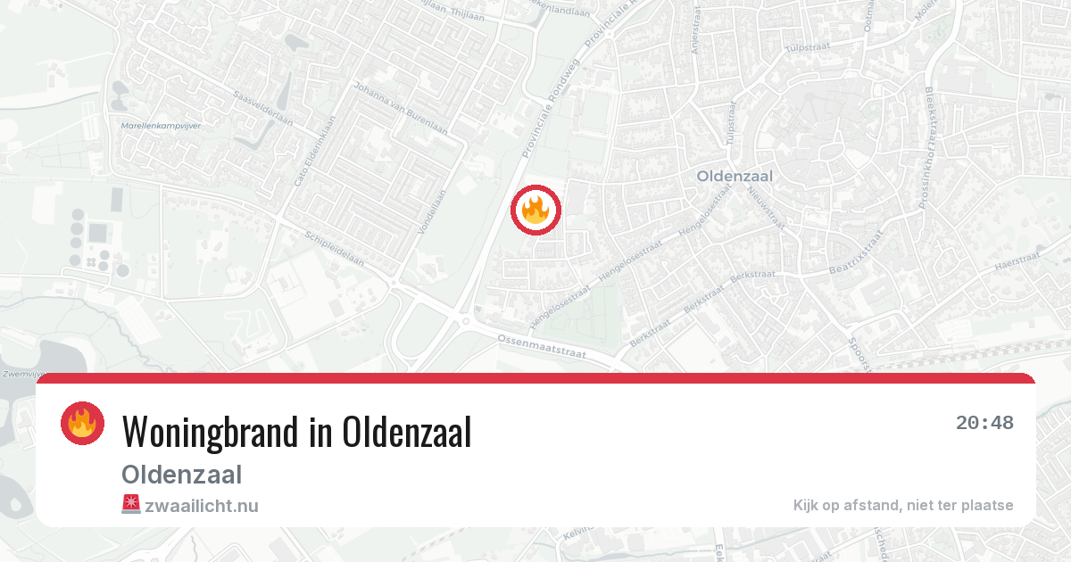 Woningbrand in Oldenzaal — 5 mei 2026