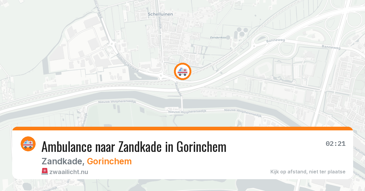 Ambulance naar Zandkade in Gorinchem — 22 jul 2026