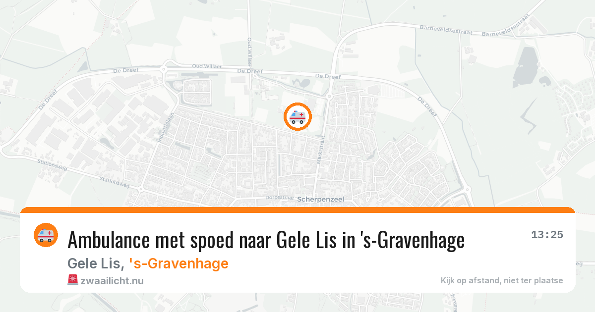 Ambulance met spoed naar Gele Lis in 's-Gravenhage — 26 jan 2026
