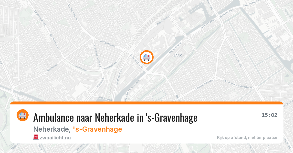 Ambulance naar Neherkade in 's-Gravenhage — 28 feb 2026