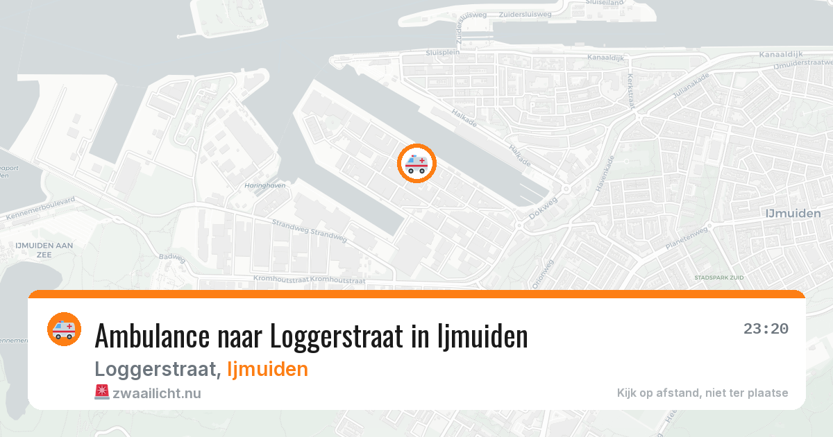 Ambulance naar Loggerstraat in Ijmuiden — 22 jul 2026