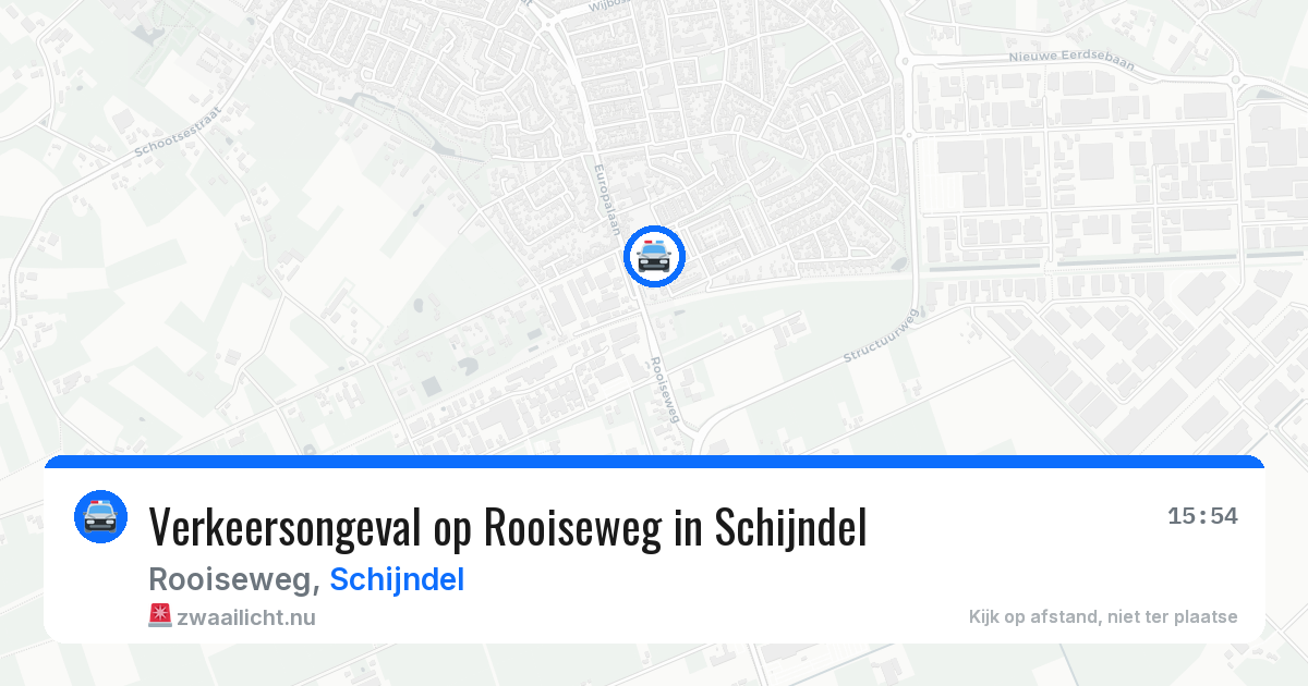 Verkeersongeval op Rooiseweg in Schijndel — 3 apr 2026