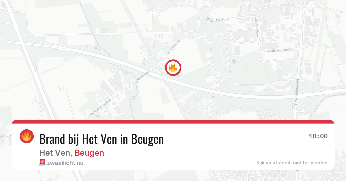 Brand bij Het Ven in Beugen — 3 jun 2026