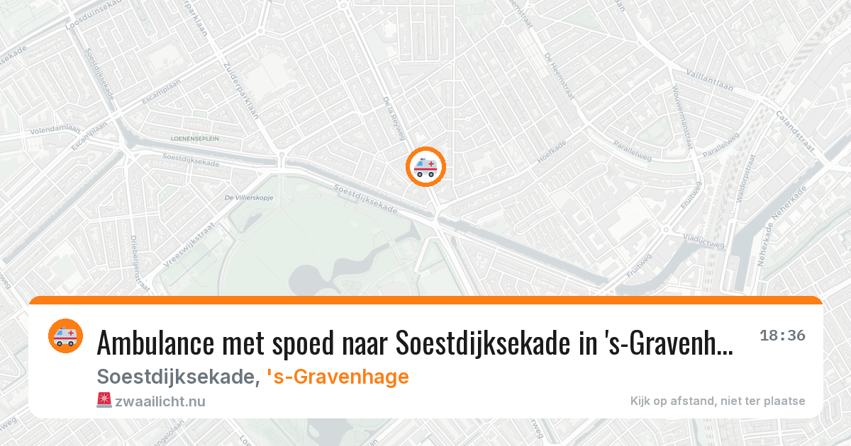 Ambulance met spoed naar Soestdijksekade in 's-Gravenhage — 9 apr 2026