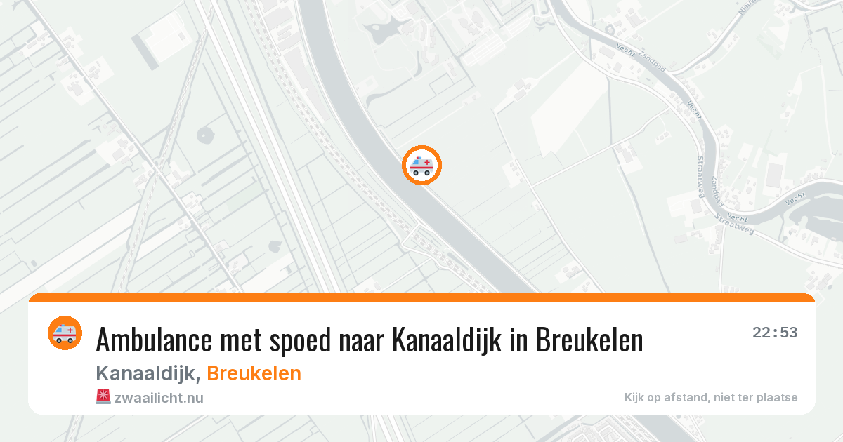 Ambulance met spoed naar Kanaaldijk in Breukelen — 19 jul 2026