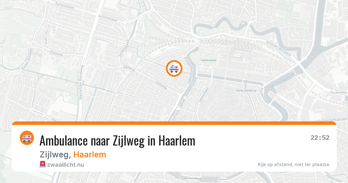 Ambulance naar Zijlweg in Haarlem — 18 jul 2026
