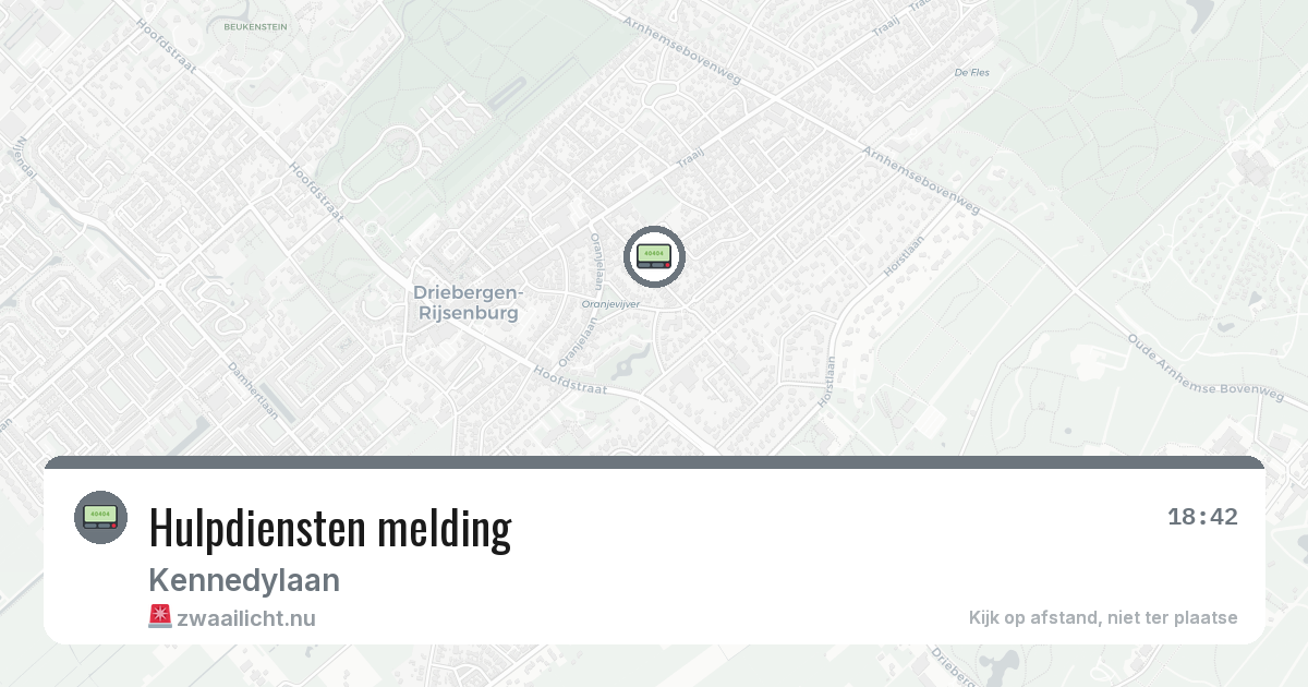 Hulpdiensten melding — 12 feb 2026