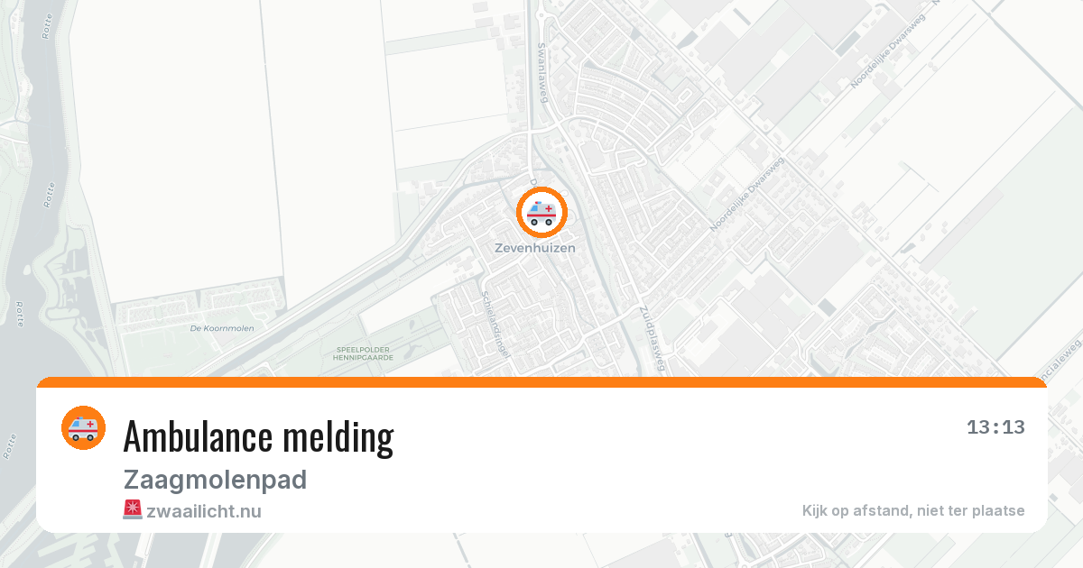 Ambulance melding — 23 jan 2026