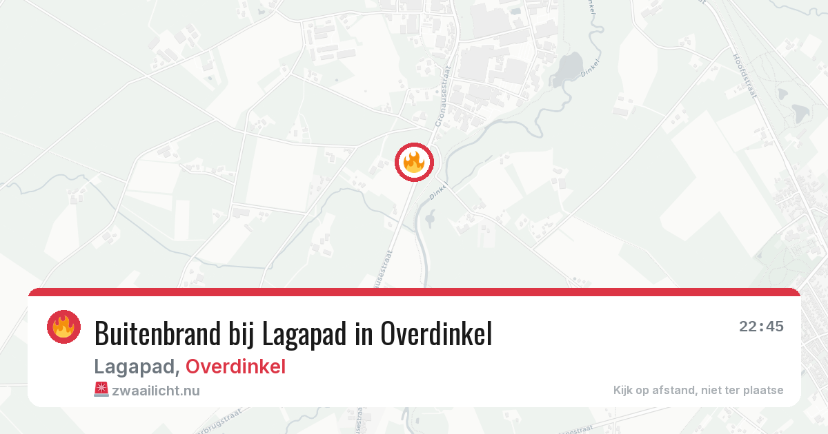 Buitenbrand bij Lagapad in Overdinkel — 10 jul 2026