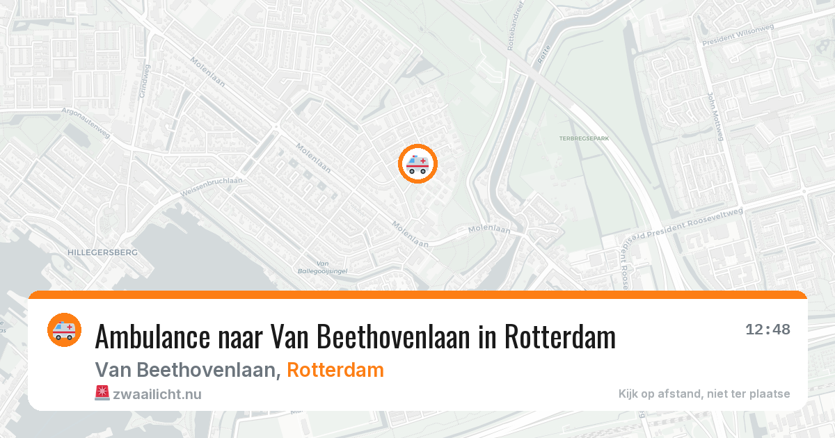 Ambulance naar Van Beethovenlaan in Rotterdam — 4 jun 2026