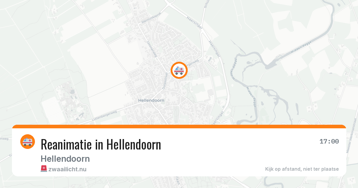 Reanimatie in Hellendoorn — 9 jun 2026